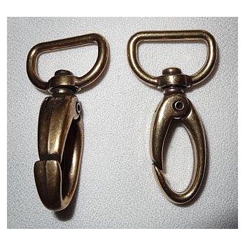 Karabinek, karabińczyk K-45 do 23mm brązowy (id: 1746)